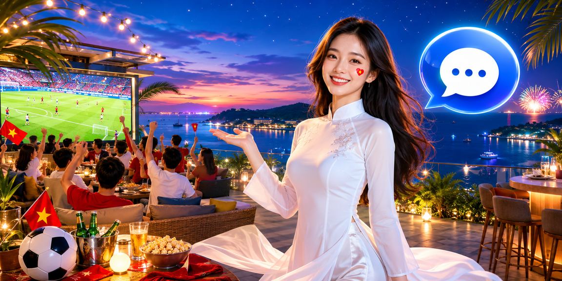 Toàn cảnh không gian cá cược casino trực tuyến Việt Nam với ánh đèn lung linh hiện đại
